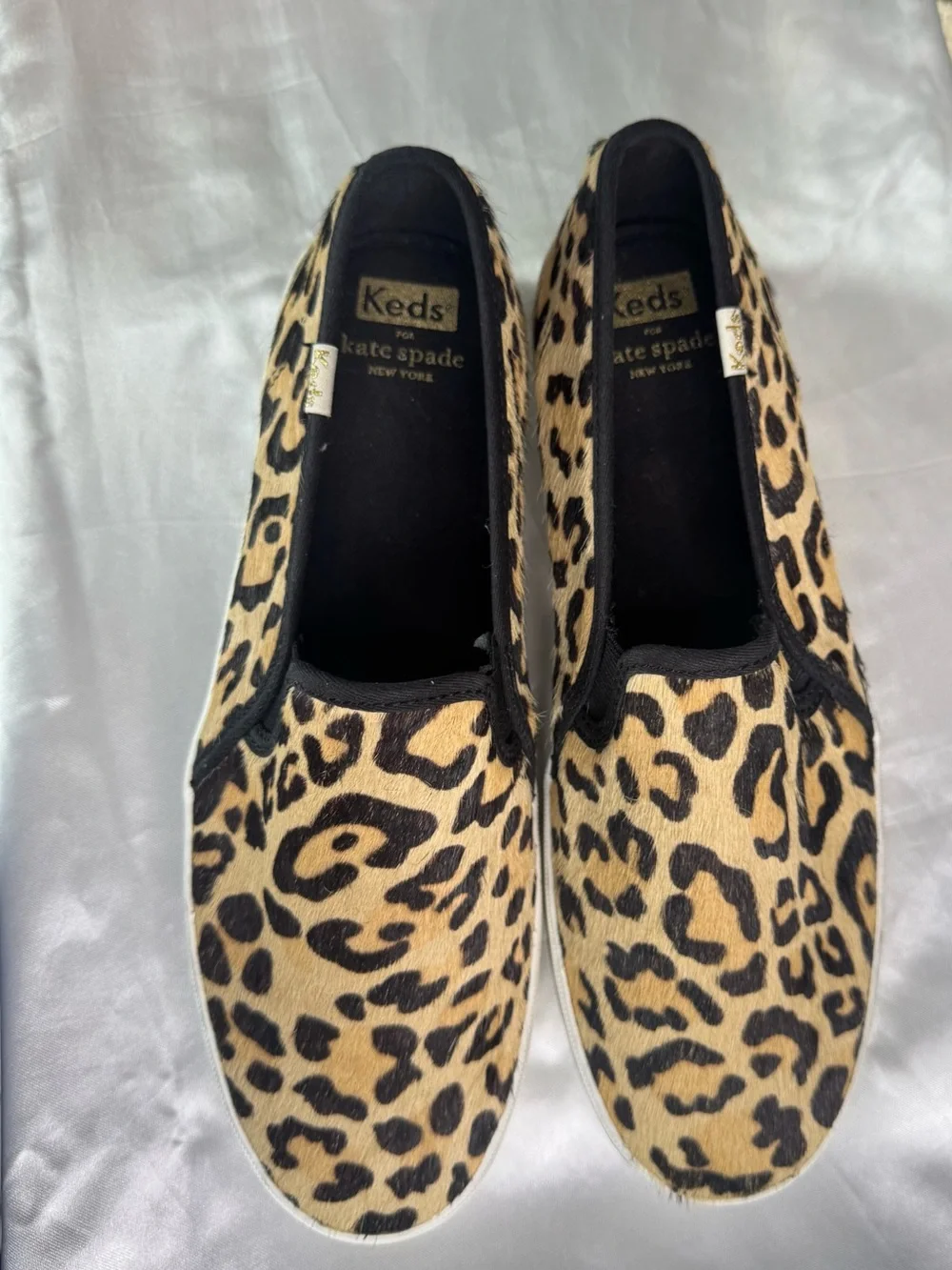 Keds x Kate Spade NY Women’s Size 9 Leopard Cheetah Print Slip On Sneakers